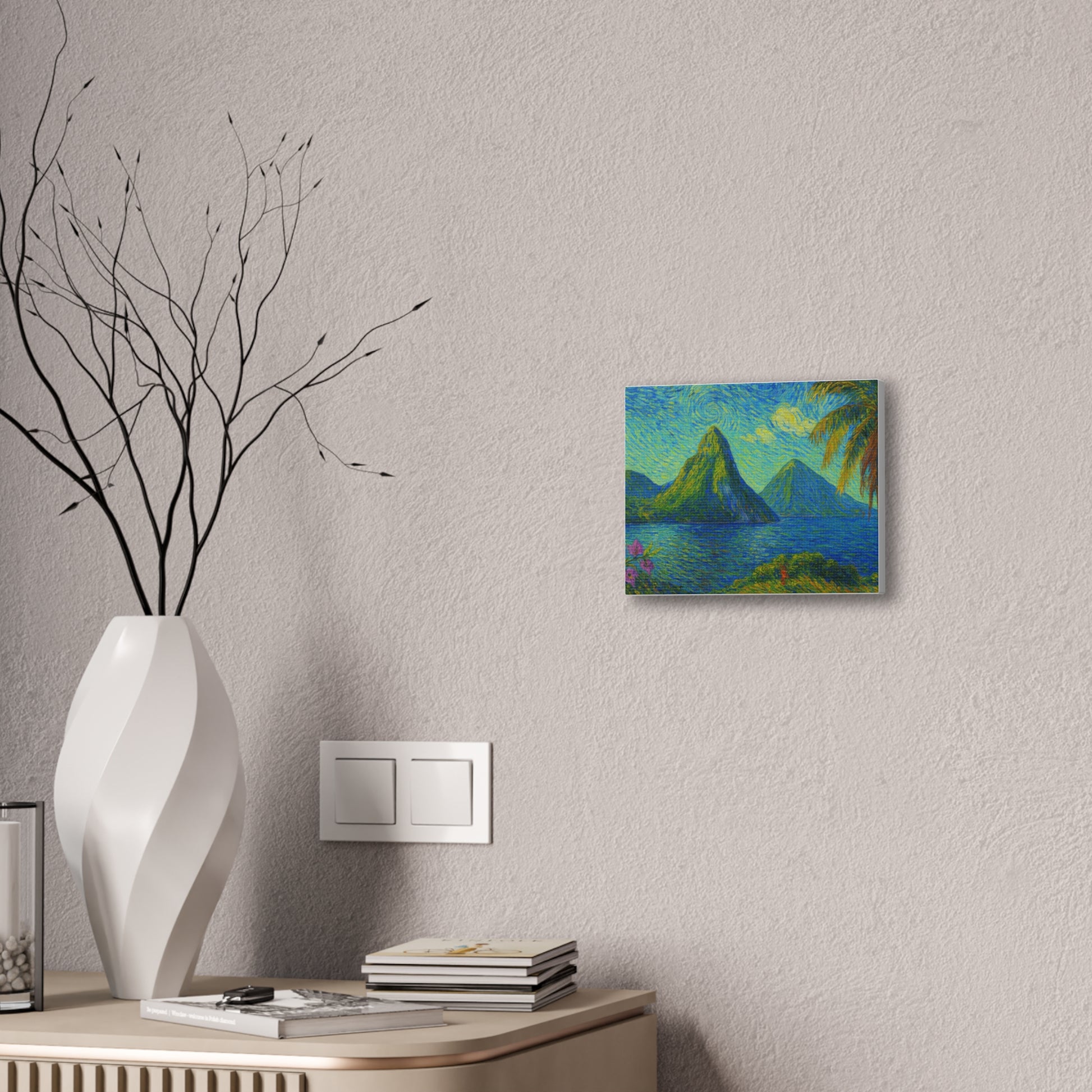 Pitons Picaso Print on Canvas