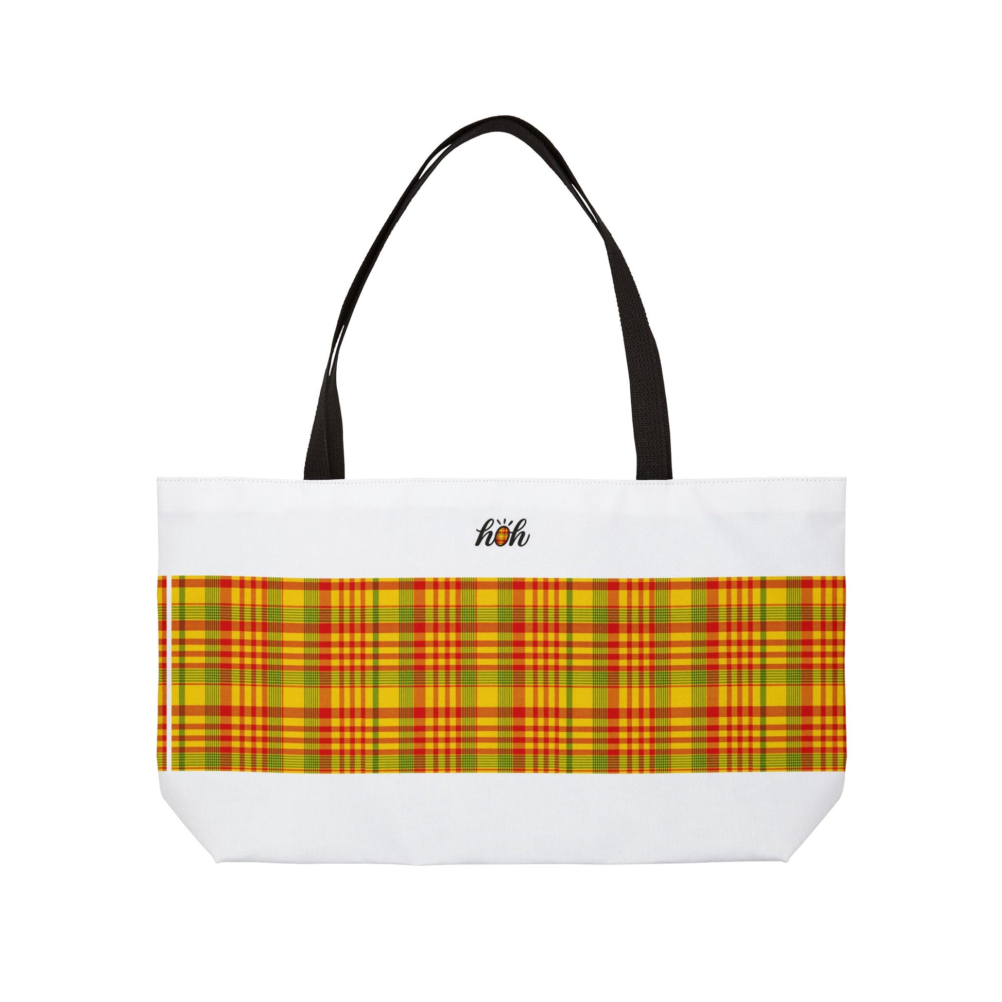 Plaid Weekender Tote Bag, Stylish Travel Tote, Perfect for Beach Days, Picnics, Gifts for Her, Summer Accessory, Shopping Bag