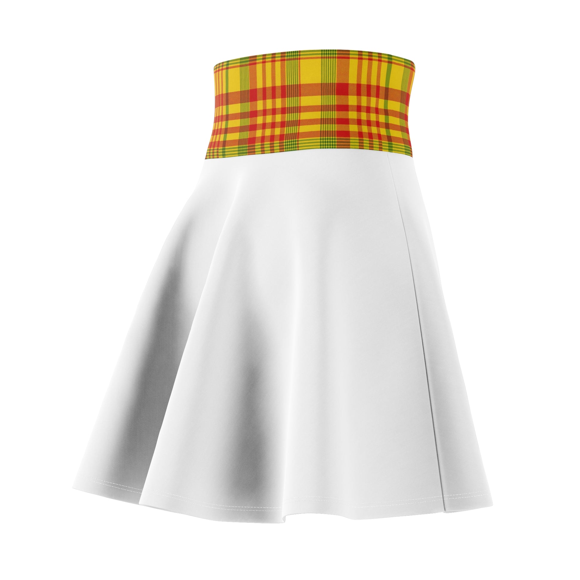 Plaid Women's Skater Skirt, Stylish AOP Skirt, Trendy Mini Skirt, Vintage Vibe Fashion, Cute Casual Outfit, Perfect for Festivals