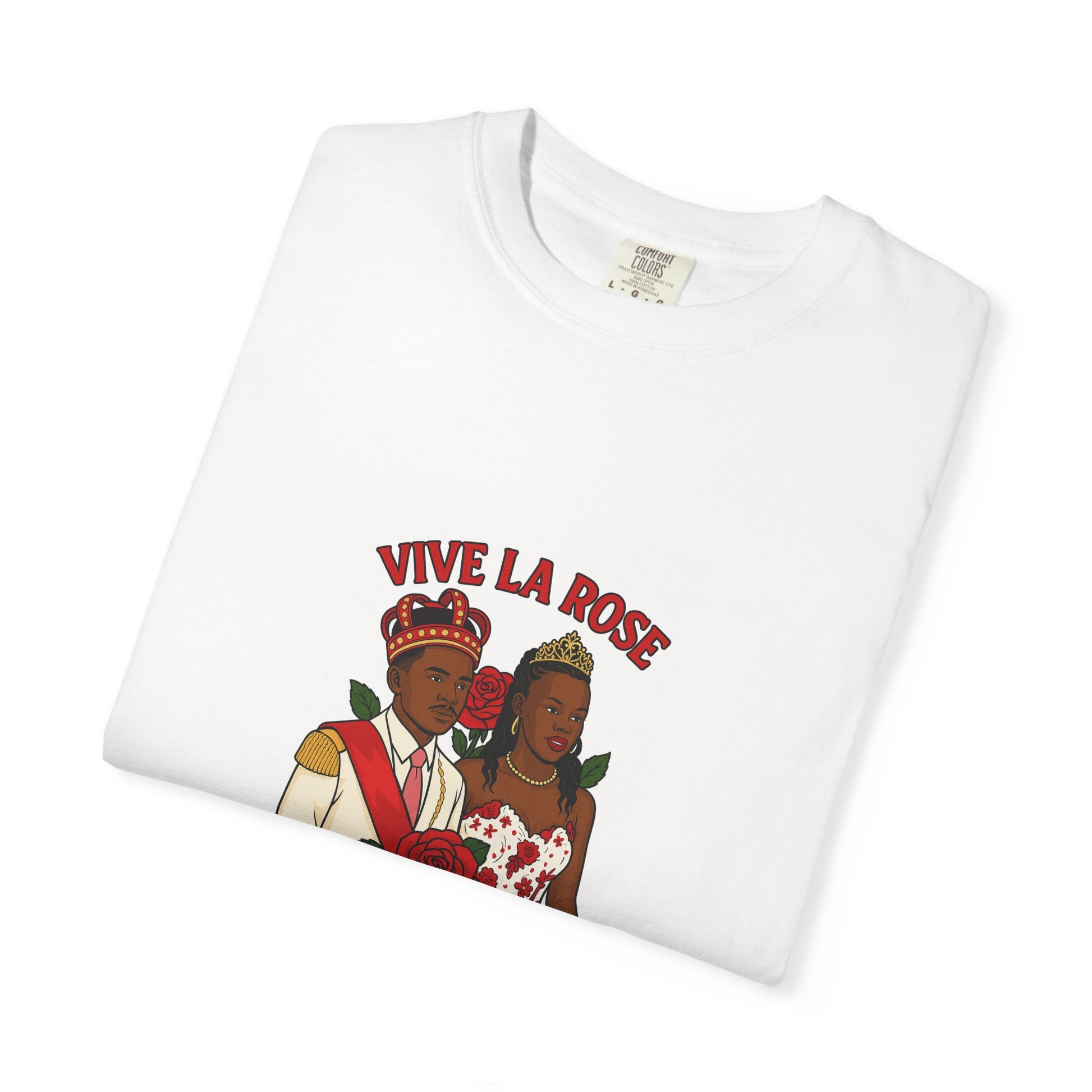 Saint Lucia Vive La Rose T-Shirt, Unisex Celebration Tee, Caribbean Culture Shirt, Gift for Festivals, Summer Wardrobe Essential