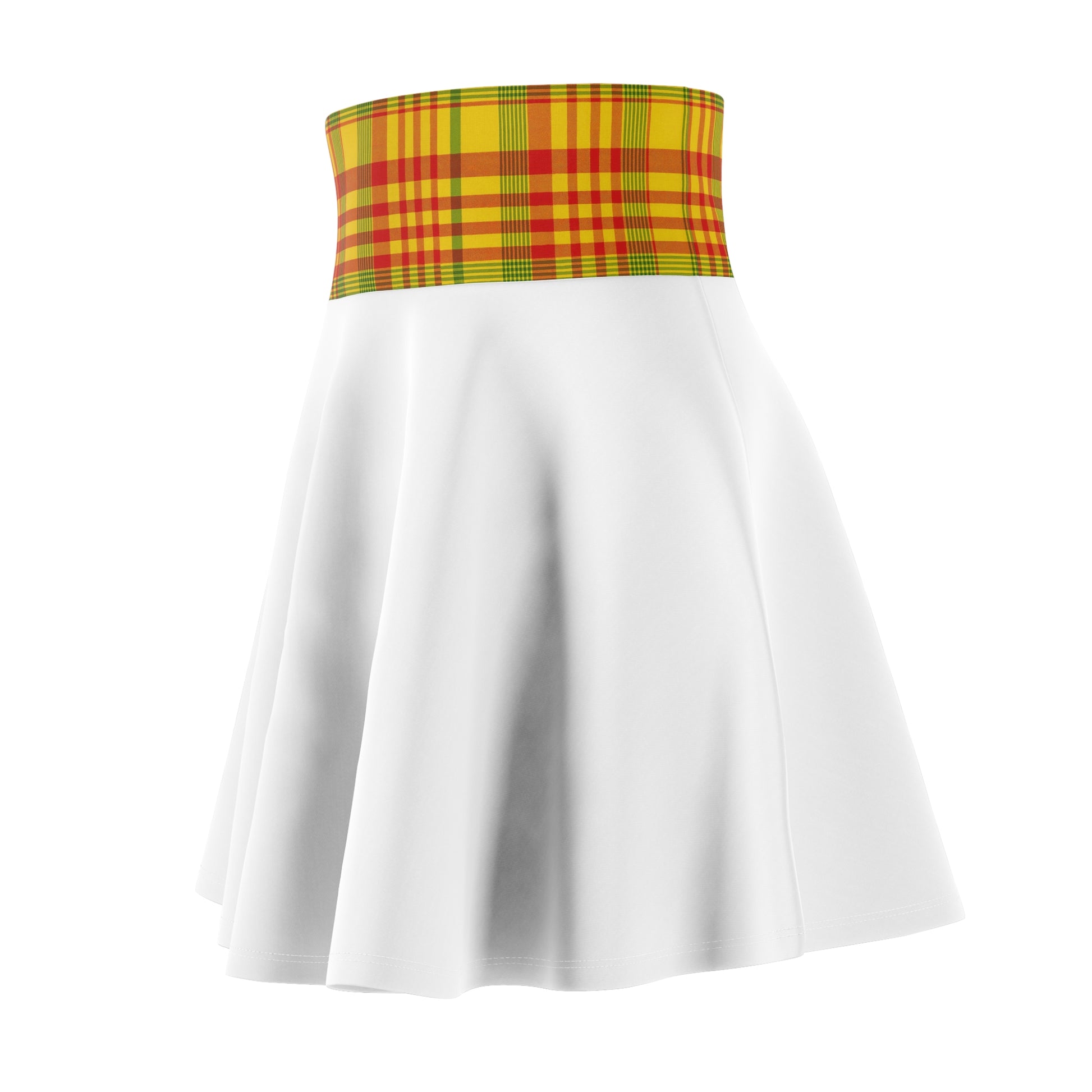 Plaid Women's Skater Skirt, Stylish AOP Skirt, Trendy Mini Skirt, Vintage Vibe Fashion, Cute Casual Outfit, Perfect for Festivals