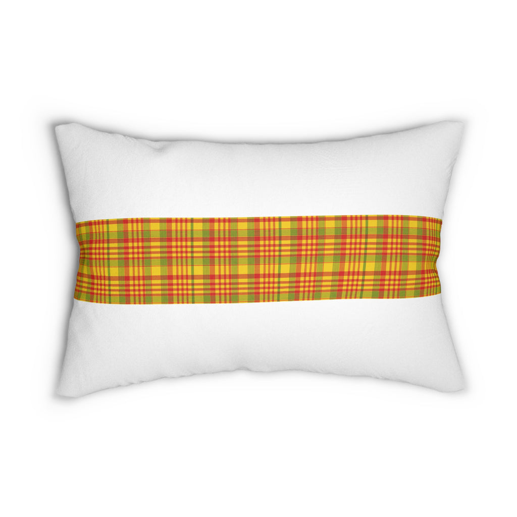 Plaid Lumbar Pillow - Cozy Home Decor, Gift for Her, Farmhouse Style, Accent Cushion, Great for Fall Decor
