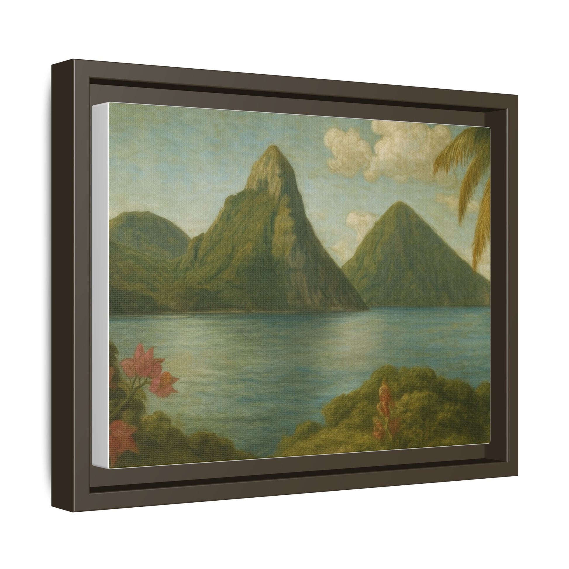Renaissance Pitons, Saint Lucia - Matte Canvas Artwork for Home Decor