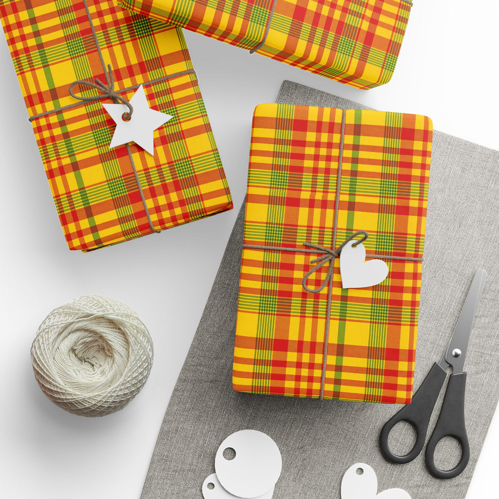 Plaid Wrapping Paper Roll, Festive Gift Wrap, Holiday Wrapping Paper, Birthday Gift Wrap, Christmas Wrapping Paper, Eco-Friendly Wrap