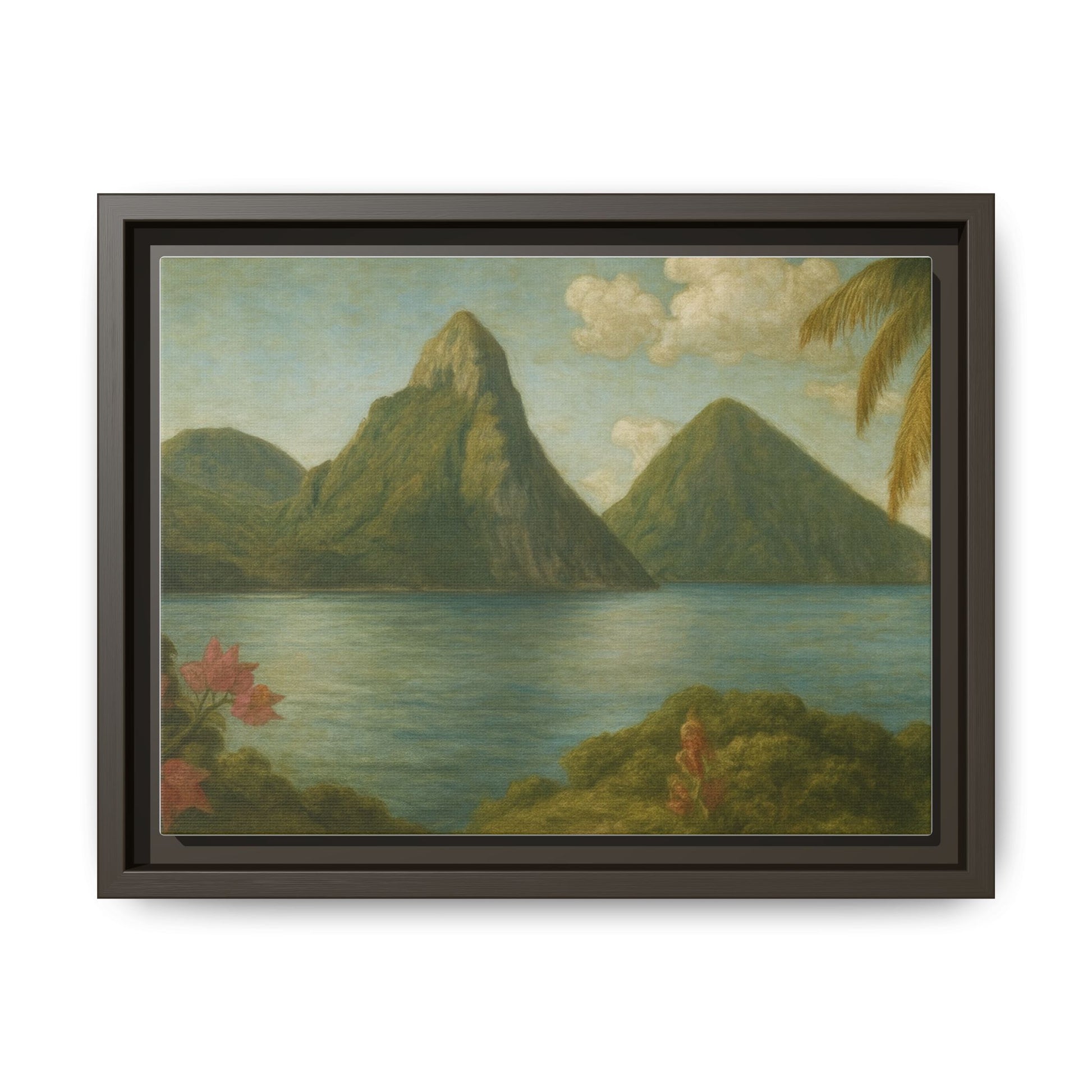 Renaissance Pitons, Saint Lucia - Matte Canvas Artwork for Home Decor