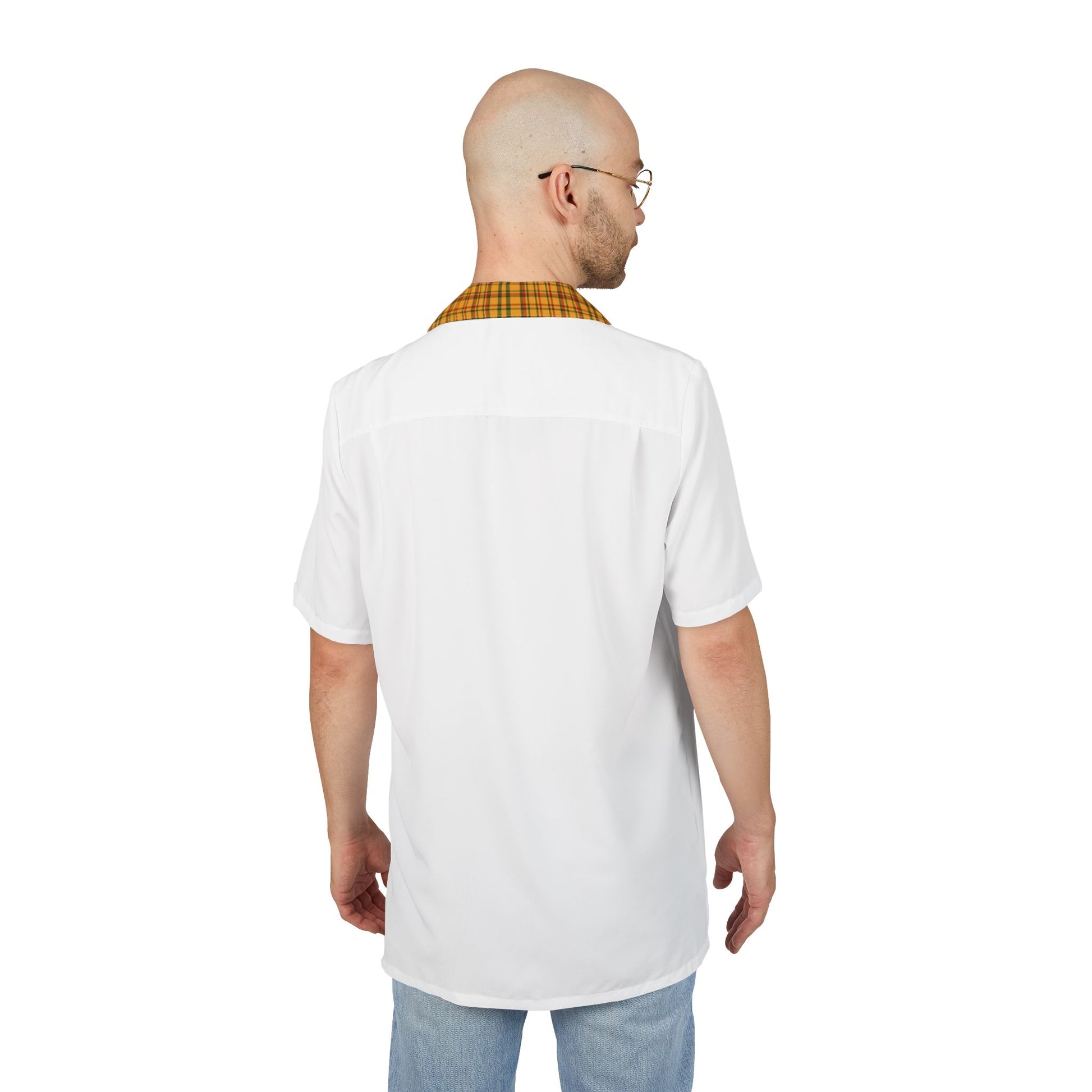 Madras Saint Lucia Button-Down Shirtool Beach Wear, Vacation Essential, Luau Outfit, Tropical Party Shirt