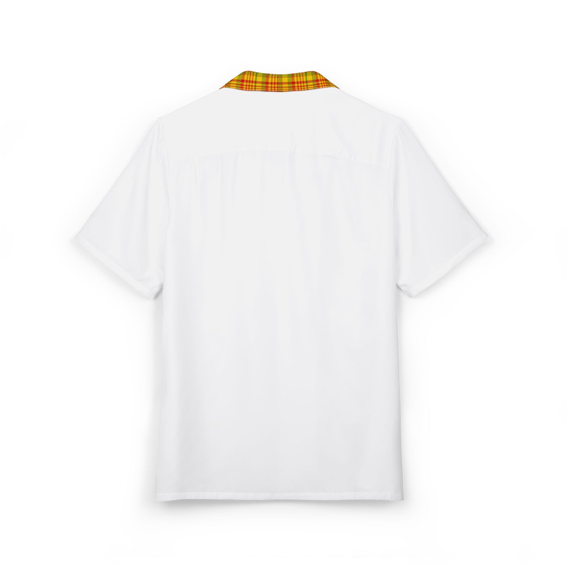 Madras Saint Lucia Button-Down Shirtool Beach Wear, Vacation Essential, Luau Outfit, Tropical Party Shirt