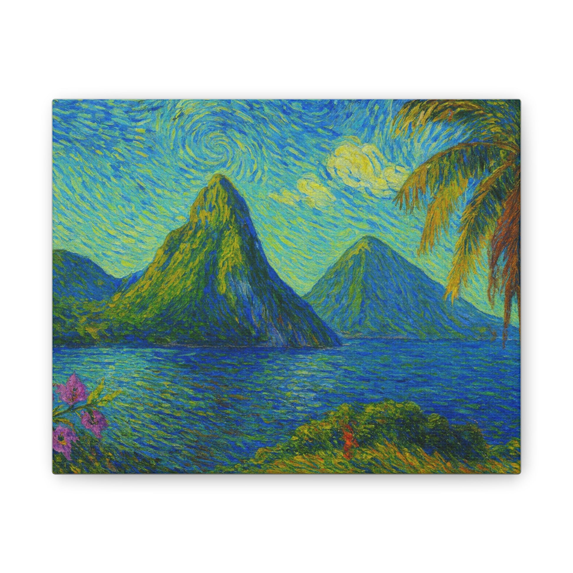 Pitons Picaso Print on Canvas