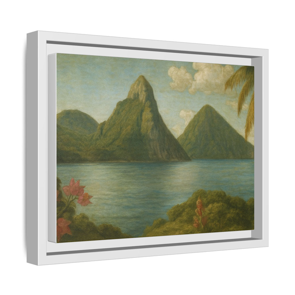 Renaissance Pitons, Saint Lucia - Matte Canvas Artwork for Home Decor