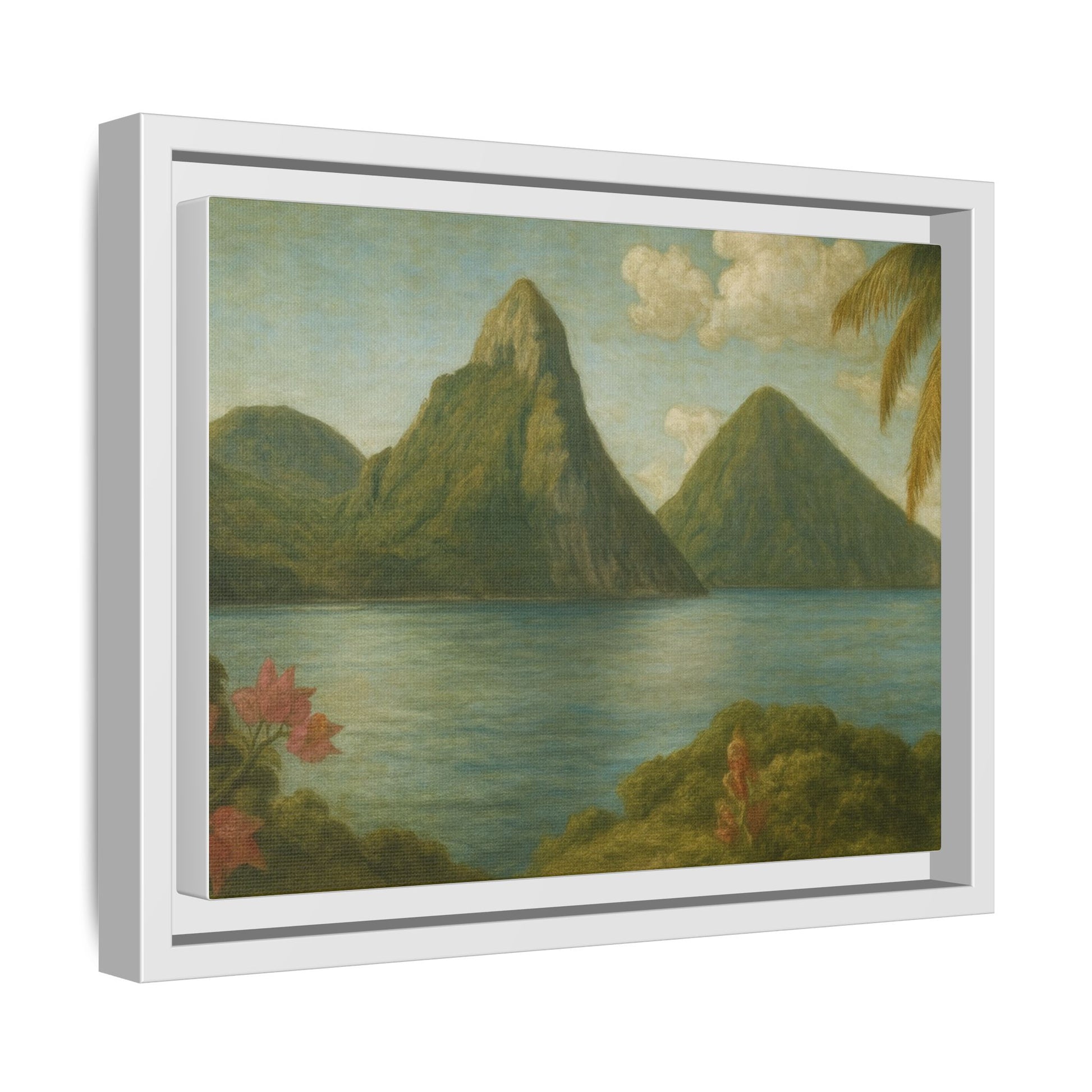 Renaissance Pitons, Saint Lucia - Matte Canvas Artwork for Home Decor