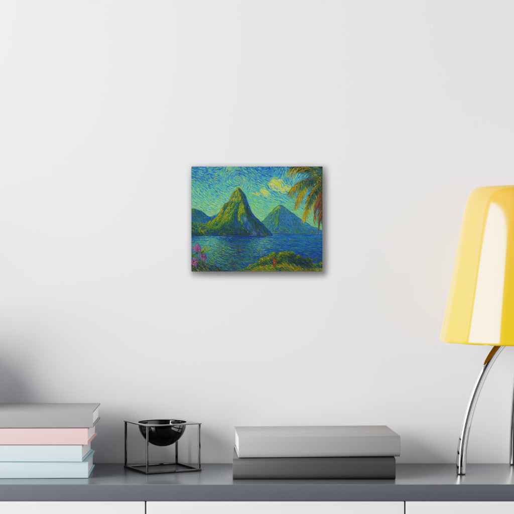 Pitons Picaso Print on Canvas