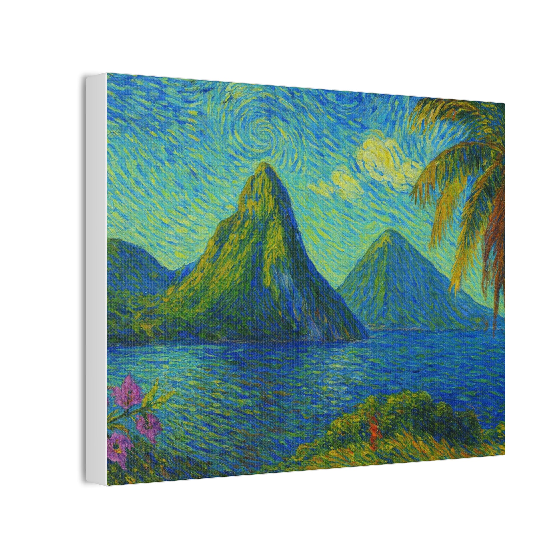 Pitons Picaso Print on Canvas