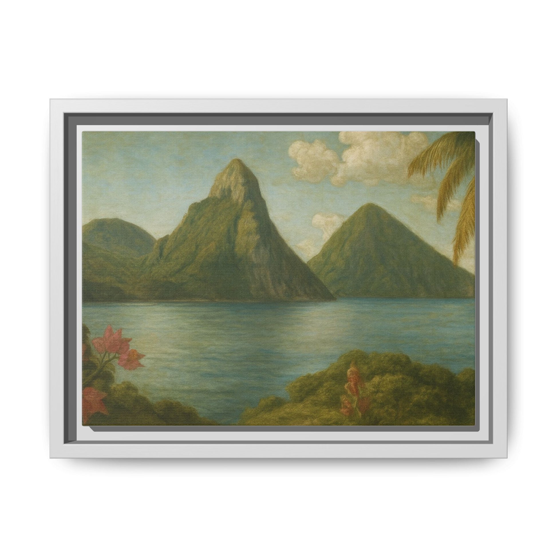 Renaissance Pitons, Saint Lucia - Matte Canvas Artwork for Home Decor