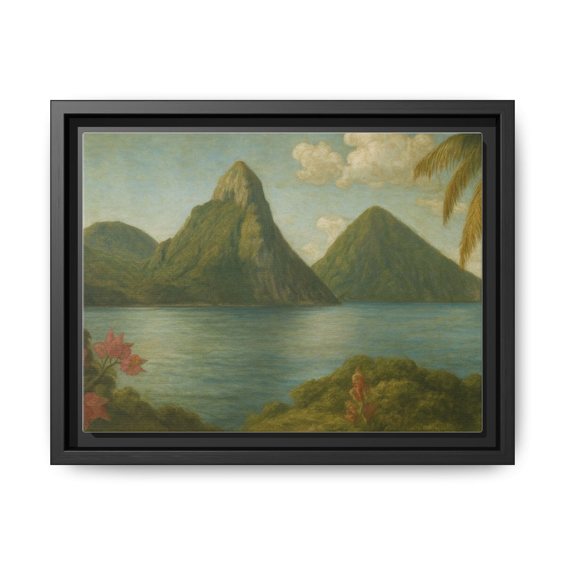 Renaissance Pitons, Saint Lucia - Matte Canvas Artwork for Home Decor