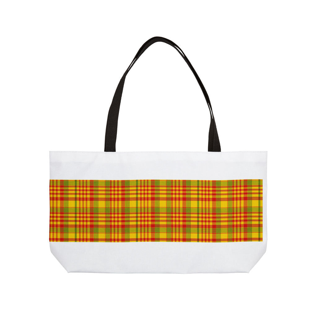 Plaid Weekender Tote Bag, Stylish Travel Tote, Perfect for Beach Days, Picnics, Gifts for Her, Summer Accessory, Shopping Bag