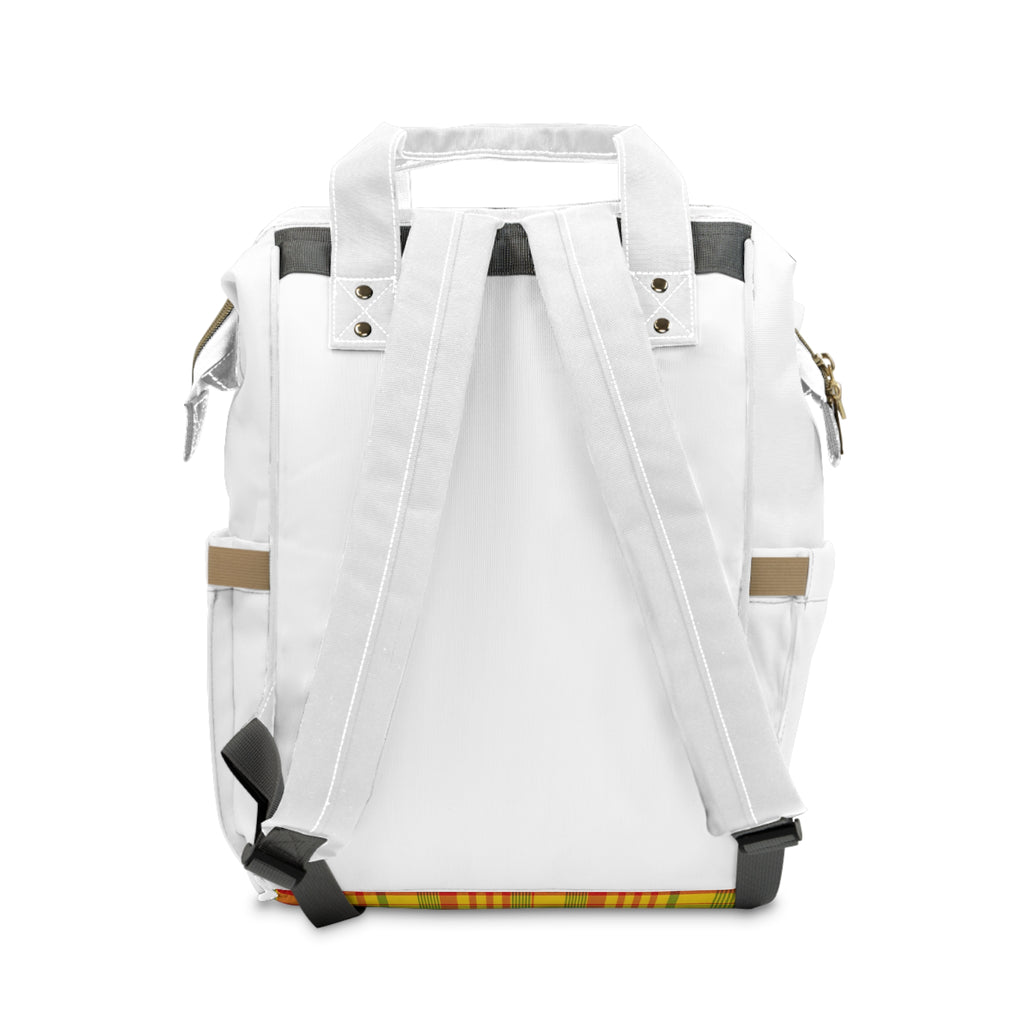 Stylish Plaid Diaper Backpack, Trendy Baby Bag, Functional Maternity Backpack, Gift for New Moms, Modern Nursery Essentials