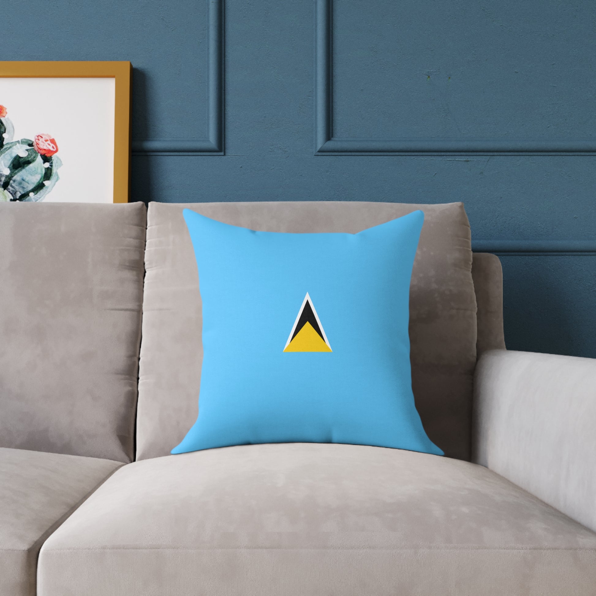 Square Poly Canvas Pillow