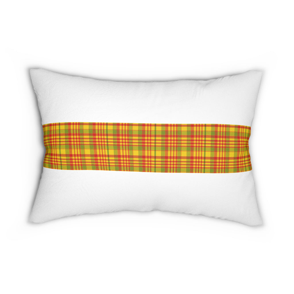 Plaid Lumbar Pillow - Cozy Home Decor, Gift for Her, Farmhouse Style, Accent Cushion, Great for Fall Decor