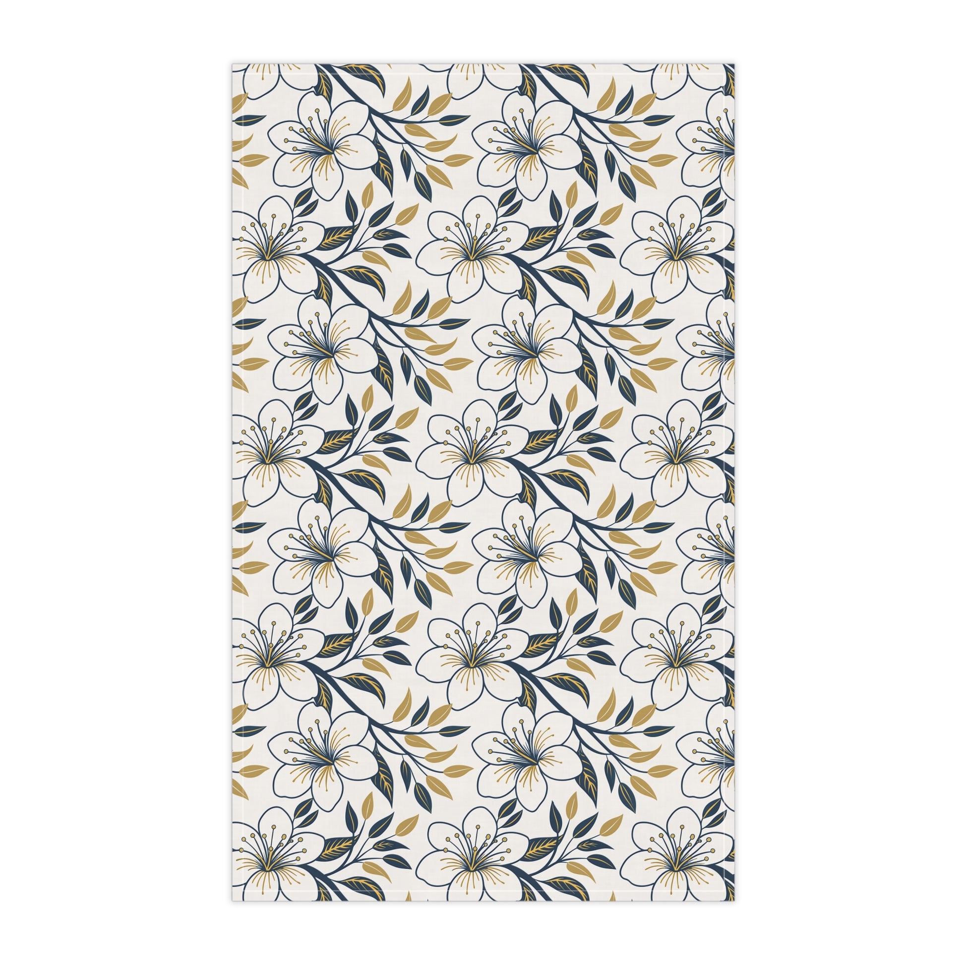 Floral Cotton Tea Towels, Kitchen Decor, Gift for Home, Boho Style, Housewarming Present, Floral Kitchen Accessories